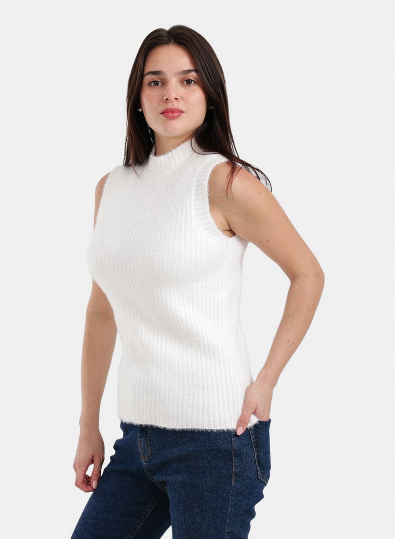 Carina Sleeveless Ribbed Lounge Pullover - Image 3